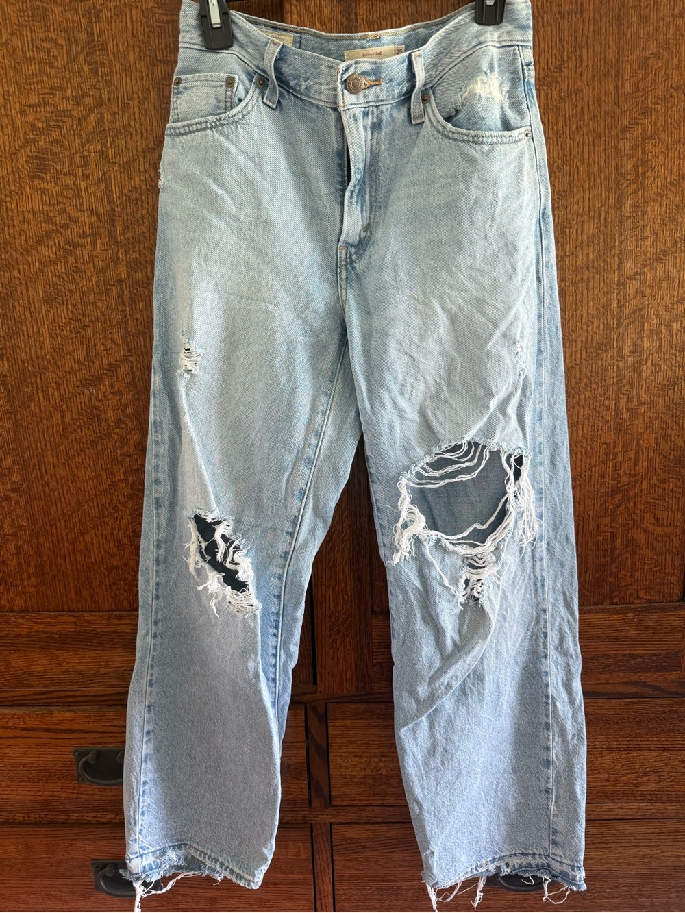 Levi’s baggy dad distressed jeans